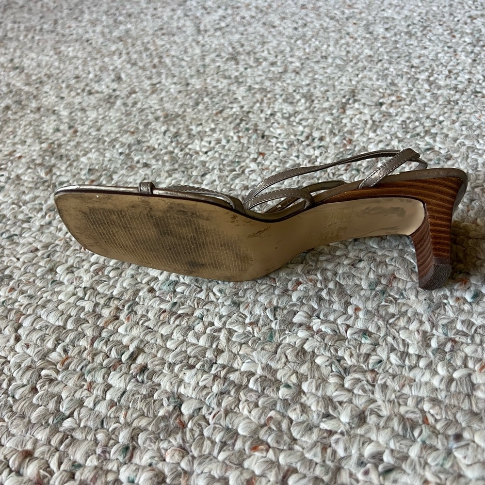 Bandolino Taupe Strappy Heels - Picture 4 of 8